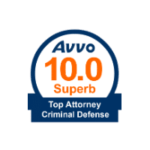 10.0 Superb Rating Avvo Criminal Defense